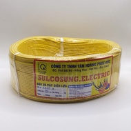 100 Meters Single Wire 1x1.5mm Yellow, [Copper Wire]