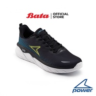 Bata บาจา ยี่ห้อ Power รองเท้ากีฬา รองเท้าผ้าใบสำหรับวิ่ง Sport Sneakers สำหรับผู้ชาย รุ่น DuoFoam Max 300 EX สีดำ รหัส 8186947