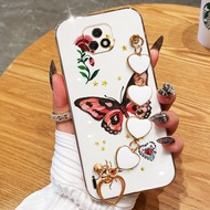 YBD Phone Case For Motorola Moto E7 Plus E7 Power E7i Power 2021 Electroplating Brilliant Butterfly 