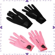 [HelleryMY] 1 Pair 1.5mm Neoprene Five Finger Wetsuits Diving Glove - Anti-scratch Anti-slip Comfort