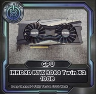 [主頁有更多電腦零件選項❤️] [SOLD]｜INNO3D RTX 3080 Twin X2 10GB 顯示卡 #Not i5 RTX 4060ti 3070 5060 3060Ti 3050 206
