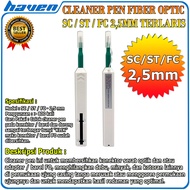 One Click Cleaner SC/FCST Pen Connector Fiber Optic 2.5mm SC FC ST / One Click Cleaner Pen 2.5 Fiber
