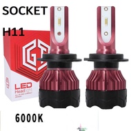 Lampu Mobil LED H11 GT Led ZES Chips 12000LM 55W 6000K H11 12V 2 PCS - K5 GT LED Putih