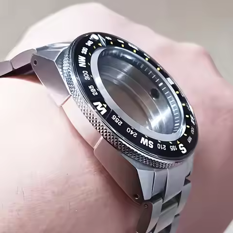 Samurai King Case NH35 Case Fits NH34 NH35 NH36 4R 6R Movement Sapphire Watch Mirror Stainless Steel