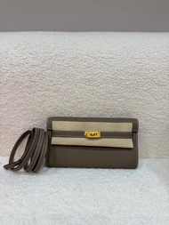 門市現貨Hermes Kelly to go etoupe ghw大象灰金扣 epsom g stamp