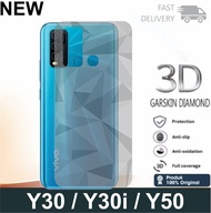 skin carbon vivo y30/y30i/y50/y20/y20s/y12s skin diamond handphone - vivo y50