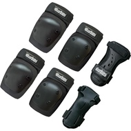 Simply Kids Knee and Elbow Pads with Wrist Guards, HardSoft Pad Tech. - CPSIA Certified Protective G