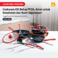 Magna Home Elite Cookware Set of 8 Pcs
