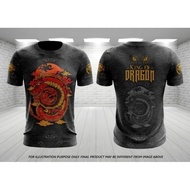 Sublimation 2025 fashion King of Dragon Sublimation Tshirt / Baju Microfiber Jersi / Jersey Sublimat