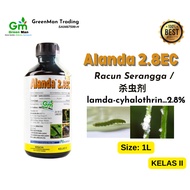 1L Alanda 2.8EC lamda-cyhalothrin- 2.8% Racun Serangga/ Insecticide/杀虫剂
