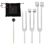 【hzhaiyaa2.sg】Tuning Forks Set-128 Hz, 256 Hz, 512 Hz,Tuning Forks Perfect for Healing,Chakra,Sound 