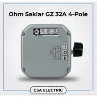 Handle Cam Starter Ohm Switch GZ 32A 4-Pole (1-0-2) Change Over Switch
