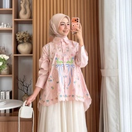 COQUETTE COTTON SHIRT EMBROIDERY