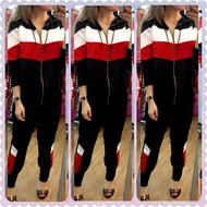 MTF Setelan Jaket Hoodie Wanita Murah Tone Silvana