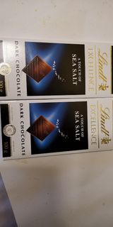 黑朱古力海鹽 Lindt 100g 抗氧化養生小食零食抗衰老