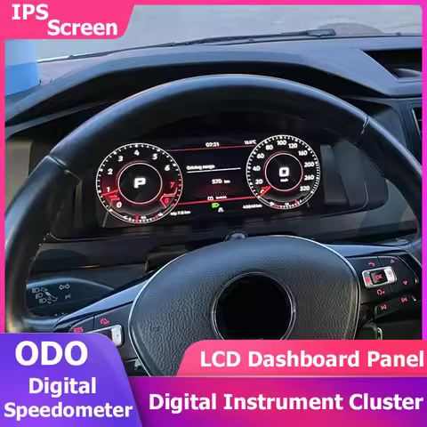 Digital Dashboard Speedometer For VW PASSAT CC B7 B8 Sharan CC GOLF 7 Tiguan Scirocco Jetta T6 Amaro