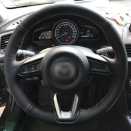 Penutup Roda Stereng jahitan tangan Tulen Sesuai untuk Mazda Atenza CX-4 Axela CX5 CX8 Penutup Roda 