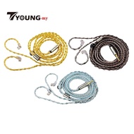 [Available] Headphones Copper Wire 2 Core Silver Plated Upgrade Replacement Headphones