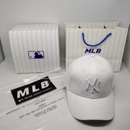 TOPI BASEBALL MLB NY PUTIH LOGO PUTIH G-541