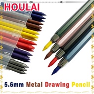 HOULAI Mechanical Pencil, 2B/4B/6B/8B Pencil Refill Metal Automatic Pencil, Creative Sketch Comics D