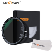 K&F Concept 49/52/58/62/67/72/77/82mm Variable ND2-ND32 Filter+CPL Circular Polarising Polarizer Fil