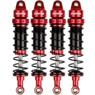 INJORA 4-Piece Set Remote Control Shock Absorber Set, Suitable for 1/10 Paksi SCX10 90046 AXI231017 