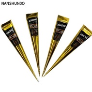 NANSHUN0O Henna Tattoo Cream, Semi-permanent Easy-To-Use Henna Paste Cone, Henna Tattoo Cream Tempor