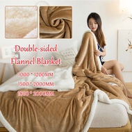 Double Thicken Lamb Cashmere Blanket For Bed Sofa Winter Warm Cozy Throw Blankets For Office Bed Cover Coral Fleece Bedspread