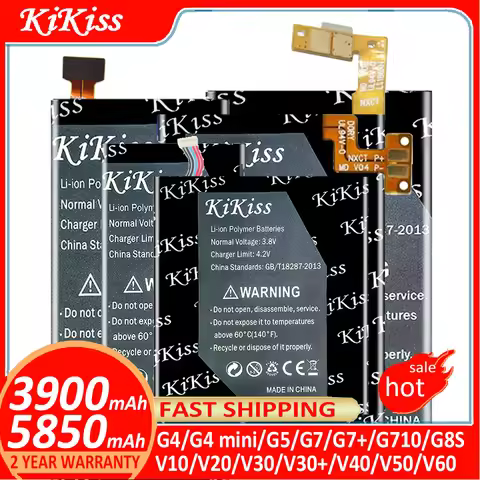Battery For LG V20 G7 G7+ G7ThinQ G710 V40 ThinQ Q710 Q8 V30 V30+ V60 V50 ThinQ V10 G4 H815 H810 G6 