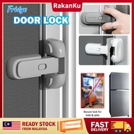 RakanKu MALAYSIA Multi-function Child Safety Refrigerator Lock Self Adhesive Cupboard Door Freezer Lock Pengunci Peti Sejuk 安全鎖