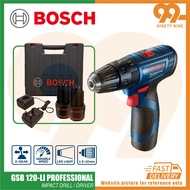 BOSCH ( GEN 2 ) 12V Professional Cordless Impact Drill Kit / Driver with Battery &amp; Charger - GSB 120-LI / GSR 120-LI