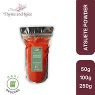 [ZIP LOCK] Annatto Powder Atsuete Powder 50g 100g, 250g - Spices️ THYME & SPICE HAVI GROCERS