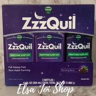 Zzzquil Nighttime Sleep - Aid Liquid Warming Berry - Contents 3