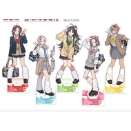 Girls Band Cry Shibuya Gyaru Style Collection - Acrylic Stand and Keychain - Trendy Anime Merch