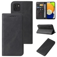 Ready to ship For Samsung Galaxy A03 Global 164.27mm Closure Leather Phone Case