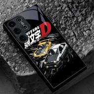 Initial D AE86 2 design Phone Case Glass for Samsung Galaxy S20 S21 S22 S23 S24 S25 Ultra Plus S23FE