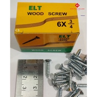 Mitra Tk - 3/ WOOD SCREW 4" X 6MM WOOD SCREW / TAPING SCREW