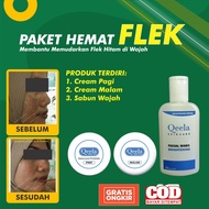 Qeela Skincare - KRIM FLEK HITAM MEMBANDEL / KRIM WAJAH MENGHILANGKAN FLEK / CREAM FLEK HITAM /KRIM 