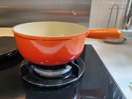 Le Creuset 20cm 火焰橙色單柄鑄鐵鍋