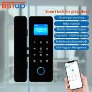 471 HAHA - Smart Glass Door Fingerprint Lock, Biometric, Digital Electronic Device, Ic, 13.56 Mhz
