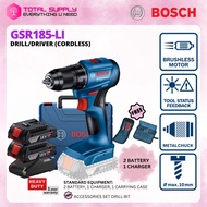 GSR185-LI BOSCH 18V Cordless Drill / Driver With Battery & Charger GSR185 GSR 185 [ 06019K30L2 ]