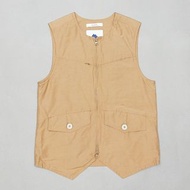 【工工】WISDOM Crew Collar Splicing Vest 尼龍 防風防潑水 雙開拉鍊 背心