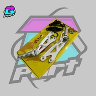 VND Footstep Step Rear Footrest Fizr F1ZR Force 1 Original Silver