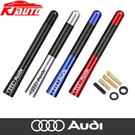 Universal 12cm Audi Car Antenna Carbon Fiber Radio FM Antena Black Kit For Audi Sline A3 A4 A5 A6 A7