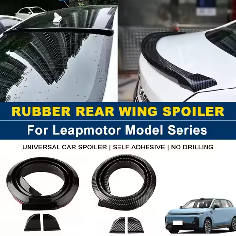 For Leapmotor T03 S01 C01 C11 C10 C16 B01 B10 A10 D19 D99 1.5M Self-Adhesive Rear Spoiler Wing No Dr