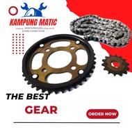 Gear Set Gear Paket Honda Mega Pro New PNP Versa CB 150 R OLD SUPRA GTR CBR 42-14 428 Bahan Baja K