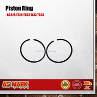 Piston Ring TL33 BG328 T328 1E36F Mesin Rumput 36mm Piston Ring Ogawa