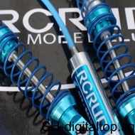 1/10 Front Rear Shock Absorber RC Upgrade Part Aluminum Alloy Wear-resistant Rc Front Rear Shock Absorber For RCRUN LC80 Blue