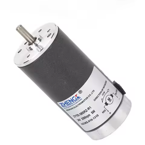 ZYTD-38SRZ-R 7W Torque Brushed Electric Motor 12V 24V DC 2000RPM 3000RPM 4000RPM 5000RPM High Speed 