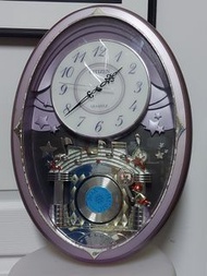 Clock citizen 星辰 古董 掛牆日本鐘 正常運作  有歷史痕跡